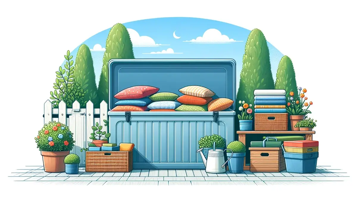 Storing your garden cushions